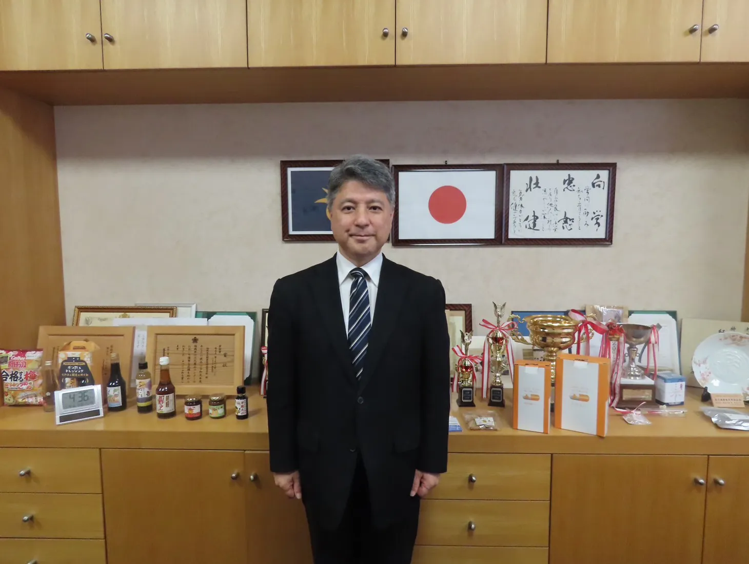 校長先生の写真